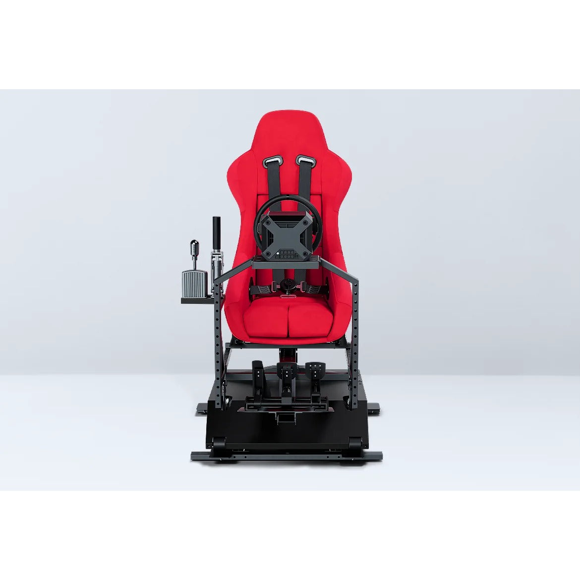 DOF Reality 3-Axis Hero (H3) - front view of racing cockpit showing driver position on H3 3-axis motion platform
