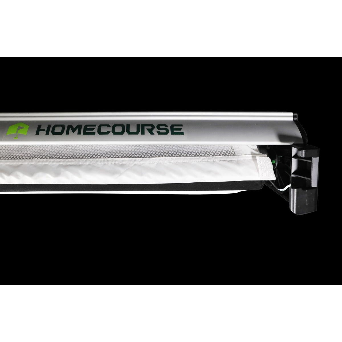 HomeCourse Golf ProScreen 180 in retracted position
