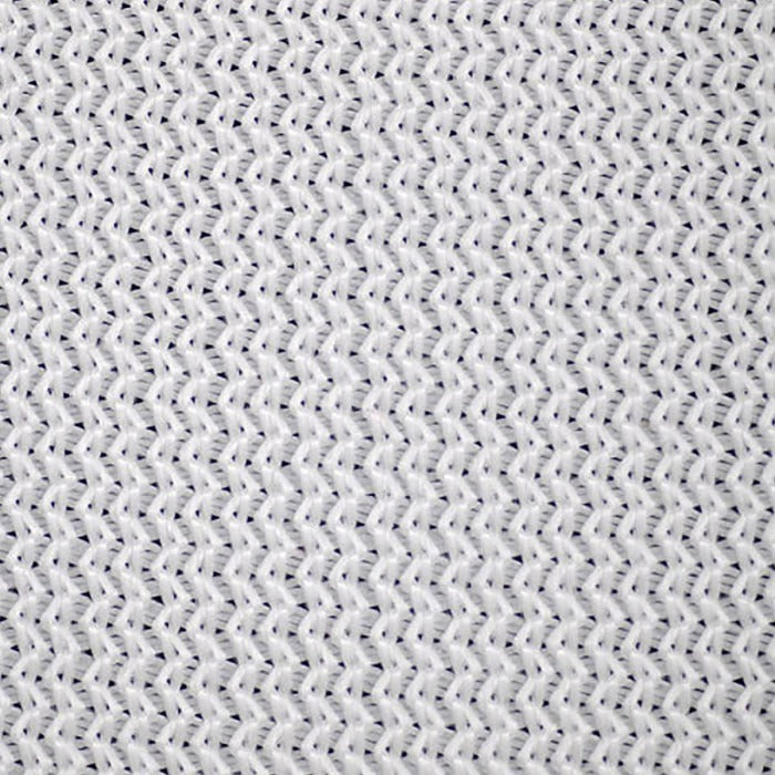 Carl's Place DIY Golf Simulator Enclosure Kit Standard screen - extreme close-up of the woven white screen surface