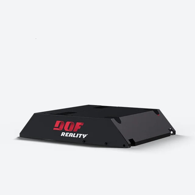 DOF Reality Metal Cyber Cover 2-3 DOFs - black powder-coated laser-cut steel side panel cover for 2-3 DOF platforms