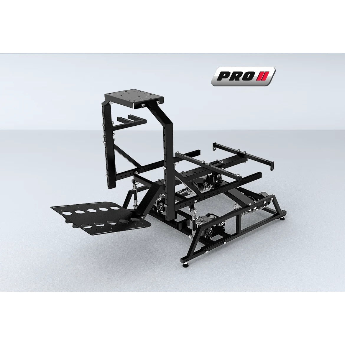 DOF Reality 2-Axis Mover Pro (P2) - full platform frame with large Pro-series motors and dual linkage arms