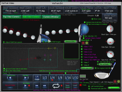 GSA Golf VisTrak EVi top camera shot